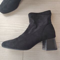 ブーツ 23cm ブラックの画像