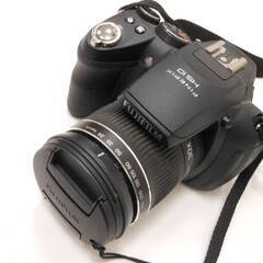 Finepix HS20 30倍ズーム（24~720mm)デジタル併用で60倍超解像ズームもOK　飛行機への持ち込みもOKの単３電池使用の画像