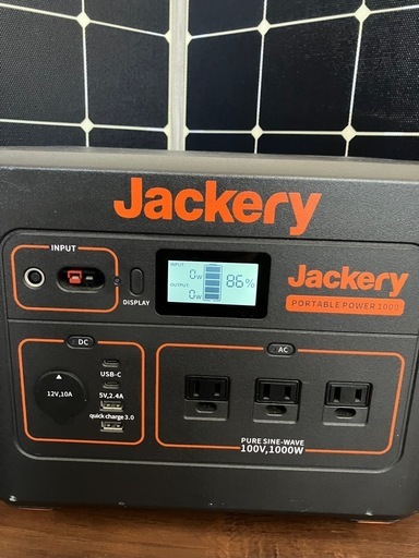 Jackery ジャックリーポータブル電源1000& SolarSaga 200W ソーラーパネル