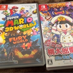 Switchライトピンク、桃鉄とマリオセットの画像