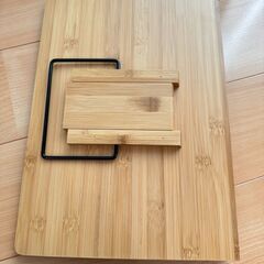 木製 ipad スタンド　読書スタンド　タブレットスタンドの画像