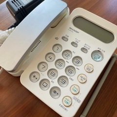 SHARP 電話機　の画像