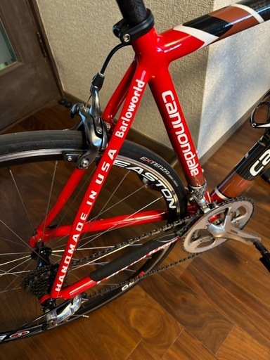 実走500km未満cannondale SIX13！