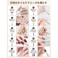 ネイルマシン　爪磨き　ネイルケア　USB の画像