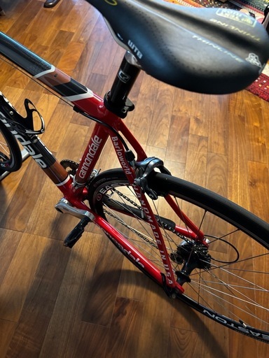 実走500km未満cannondale SIX13！