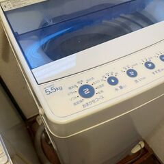 【無料】ハイアール 全自動洗濯乾燥機 　2018年製　JW-C55FK 5.5kg　引取限定の画像