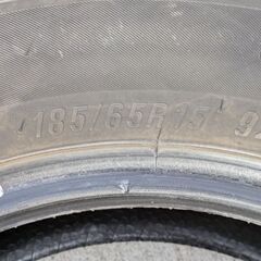 早い物勝ち185/65R15夏タイヤ4本の画像