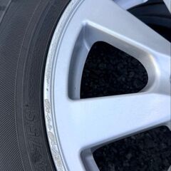 ダイハツ純正ホイール　14×4.5J+45　4本傷在り　タイヤパンクあの画像