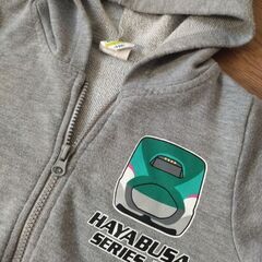 TRAINGARAGE/トレインガレージ☆HAYABUSA SERIES E5フード付きジップアップパーカー[サイズ110]の画像