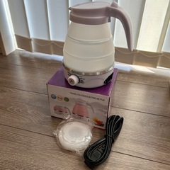 折りたたみ　電気ケトル　キャンプ　コンパクトの画像