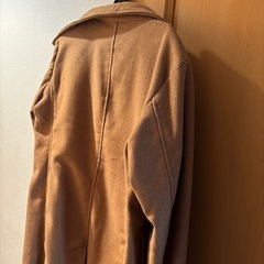 メンズコート　ベージュの画像