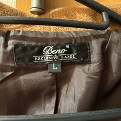 メンズコート　ベージュの画像