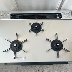 【武蔵小山店】 25年製 ノーリツ NORITZ ビルトイン ガス台 3口 ガスコンロ グリル 両面焼き 無水 新品 未使用 n3wu6pwap2ste 75cm キッチン 台所 家電 調理台 交換用 built-in range stand kitchen appliance N3WU6PWAP2STEの画像