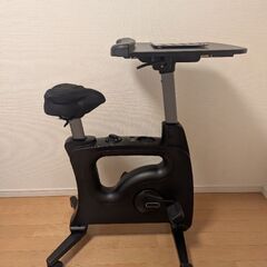 デスク付きフィットネスバイク　0円の画像