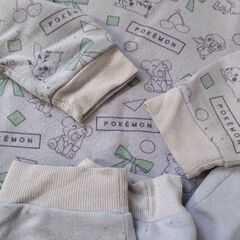 ポケットモンスター/ポケモン☆パジャマ上下セット♪[ラベンダー/サイズ110]の画像