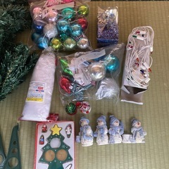 クリスマスツリーセットの画像