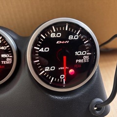 Defi 追加メーター　3連　セット　 油温 油圧 水温の画像