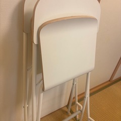 IKEA 折り畳みハイチェア2脚の画像