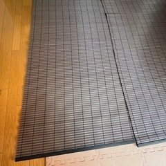 すだれ　ブラインド　ブラウン色　2点セットの画像