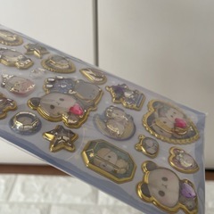 キラキラ宝石シールの画像