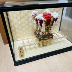 未使用 御霊舎 伝統的な日本の神具　太鼓台 置物 木製の画像