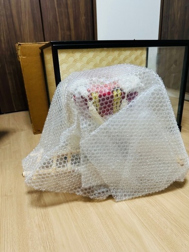 未使用 御霊舎 伝統的な日本の神具　太鼓台 置物 木製