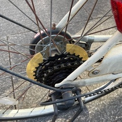 【故障品/無料】自転車 26インチ 後輪パンク ギア故障の画像