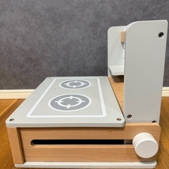 木製おままごとキッチンの画像