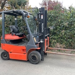 トヨタ フォークリフト 1.5トン 2015年式 バッテリー 重量計付き 埼玉発 陸送可 7FBH15 (検索 コマツ TCM 三菱 ガソリン ディーゼル)の画像