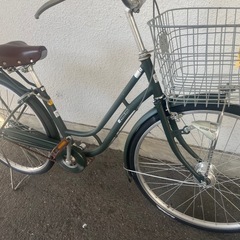12J6  ホームサイクル２６サイズ　オートライト付き　★自転車専門店の中古車です★　【消費税込み・防犯登録６００円込みの画像