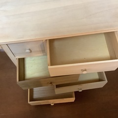 モザイクチェスト　4段　フレンチ　アンティーク調　usedの画像