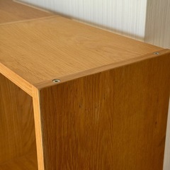 無印良品 スタッキングシェルフ オーク　3段x2列 &引出しの画像