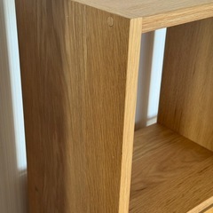 無印良品 スタッキングシェルフ オーク　3段x2列 &引出しの画像