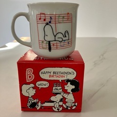スヌーピーイニシャルマグ（M）の画像