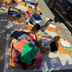 自宅フリーマーケット開催中の画像