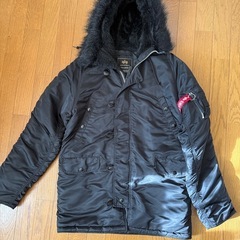 アルファーインダストリーALPHA INDUSTRIES ブラックN-3Bの画像
