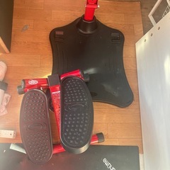 ご自宅でエクササイズ♪ナイスデイ 健康ステッパー ND-1R ハンドル付きの画像