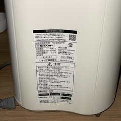 SHARP加湿空気清浄機　2015年製　KC-F50-Wの画像