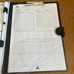 adidas 指導者　コーチングボード　バインダーの画像