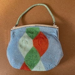 ビーズハンドバッグの画像