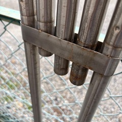 オールステンレスふとん干し ベランダ用布団干し 折りたたみ式の画像