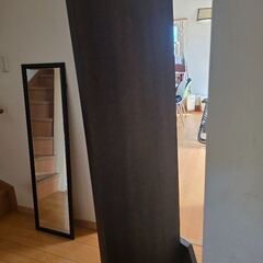 鏡　鎌倉彫　姿見の画像