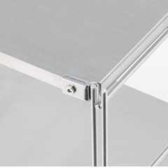 無印ステンレスユニットシェルフの画像