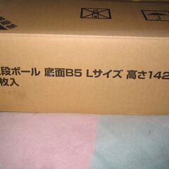 小型段ボール　A5／B5 Lサイズ　高さ142mm　残り29枚の画像