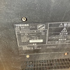 テレビ22インチの画像