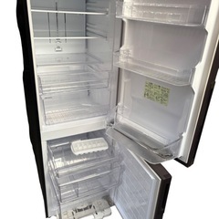 ¥1,000/09/シャープ2ドア冷蔵庫/2015年製/271L/ブラウン/可動品/SJ-PD27A-Tの画像