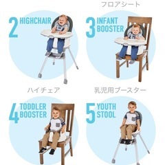 美品　グレコ　ハイチェア　ベビーチェアの画像
