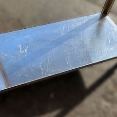 【自社配送は札幌市内限定】ステンレス 作業台 幅90×奥行45cm 業務用 厨房用品 調理台 メーカー不明 中古【USED】の画像