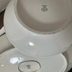 ジノリのオーバル皿、ボウル3個ずつ　の画像