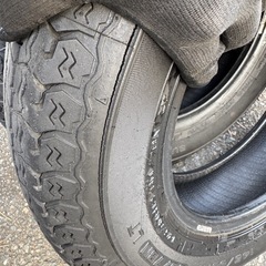145/80R12 ４本バリ山　クラック有りの画像